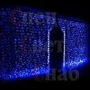 Световой Занавес "Дождь" Синий Чейзинг