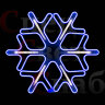 Снежинка. Синее свечение